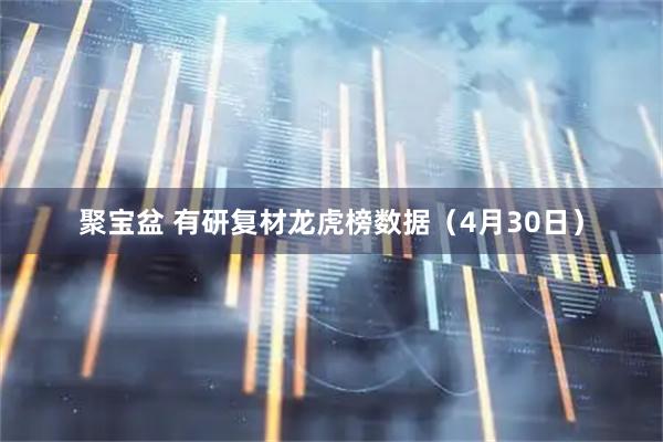 聚宝盆 有研复材龙虎榜数据（4月30日）