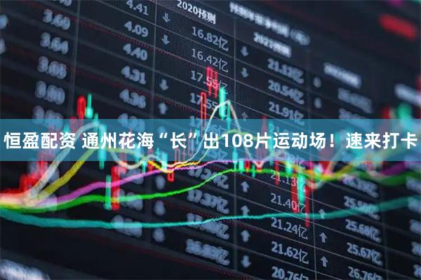 恒盈配资 通州花海“长”出108片运动场!速来打卡